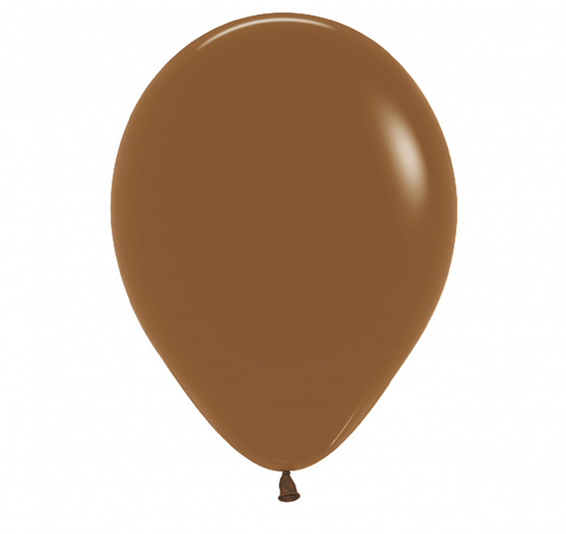 50 Balões latex R12 (30cm) - Coffee - 074