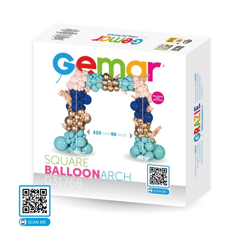 Arco de Balões quadrado 220x200cm