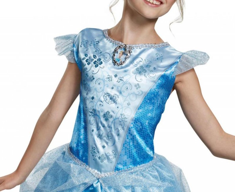 Fato Cinderela (Princesas Disney) Idade 3-4 Anos