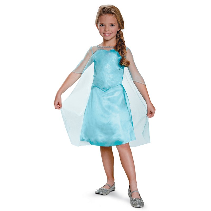 Fato Elsa (Frozen) Basic Idade 3-4 Anos