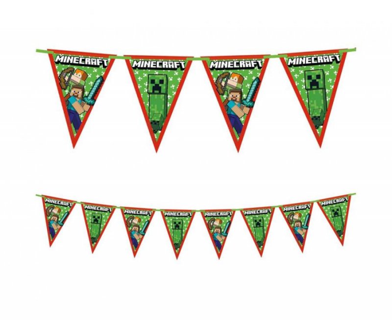 Bandeira Triângulo 2,30m Minecraft
