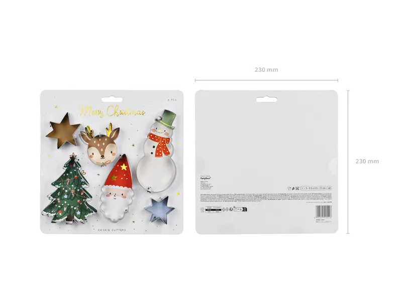 6 Cortadores Bolachas Natal