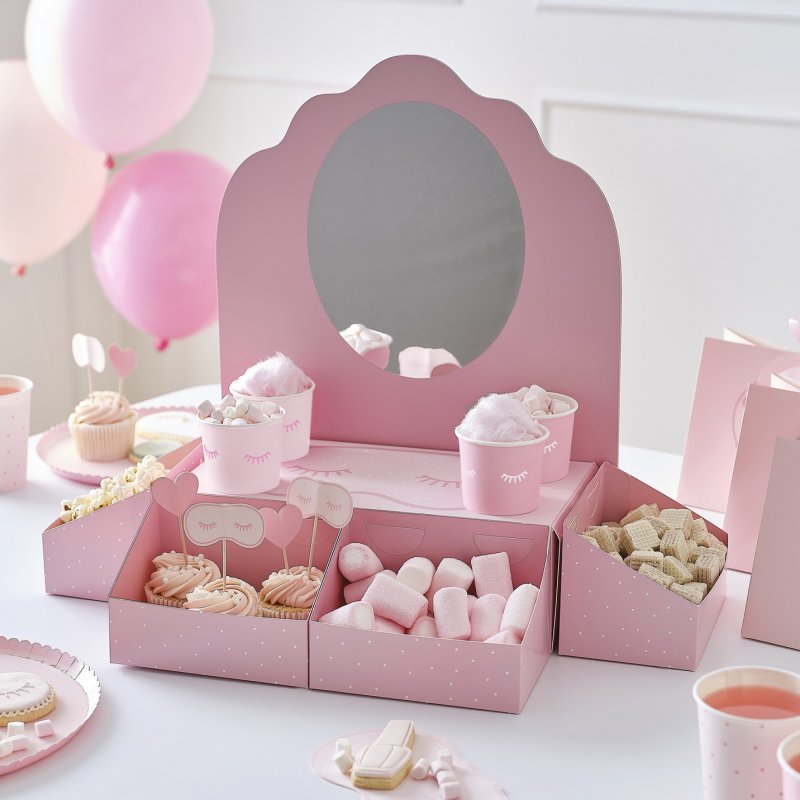 Treat Stand Pink Polka Dot Pamper Party