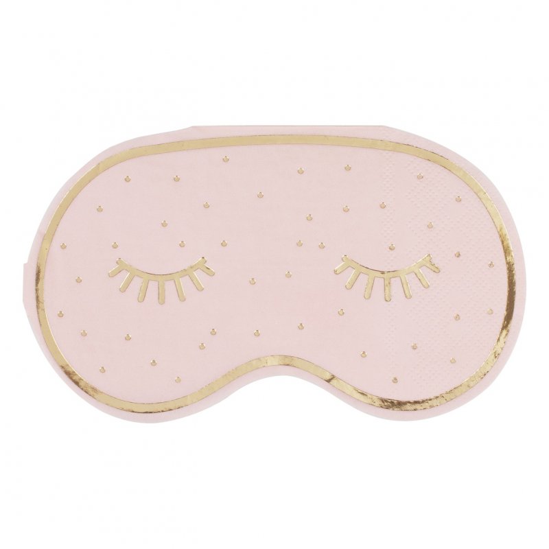 16 Guardanapos Pink Polka Dot Pamper Party