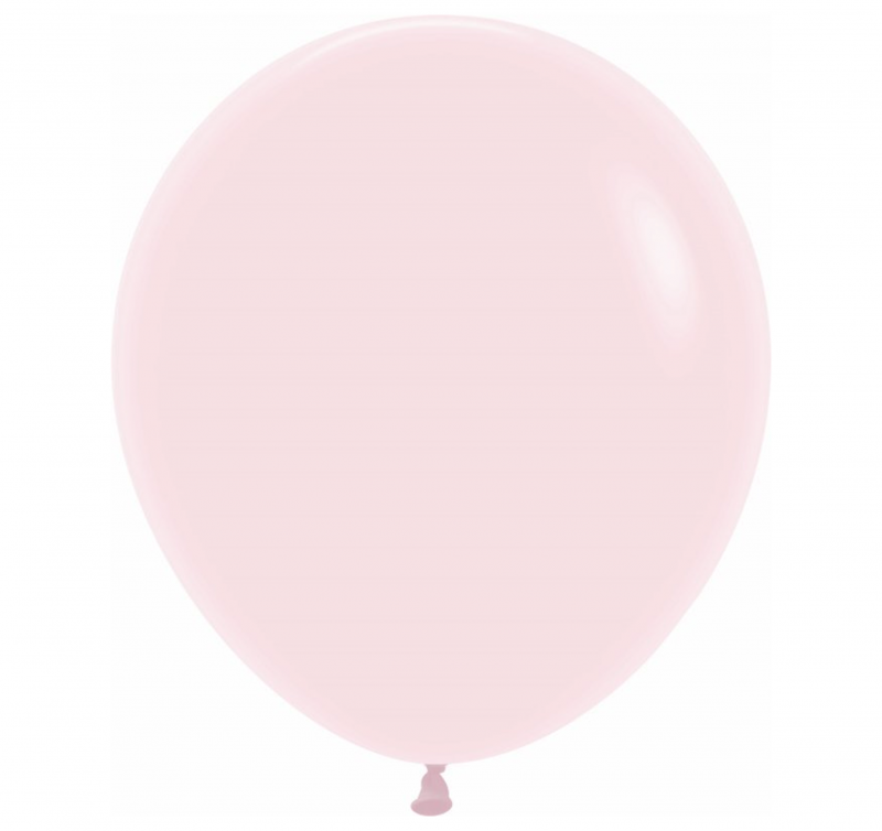 15 Balões latex R18 (45cm) - Pastel Matte Pink - 609