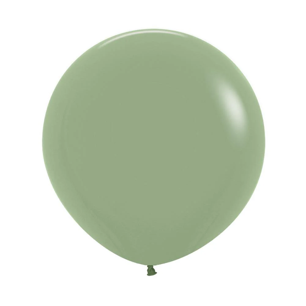 10 Balões latex R24 (60cm) - Eucalyptus - 027