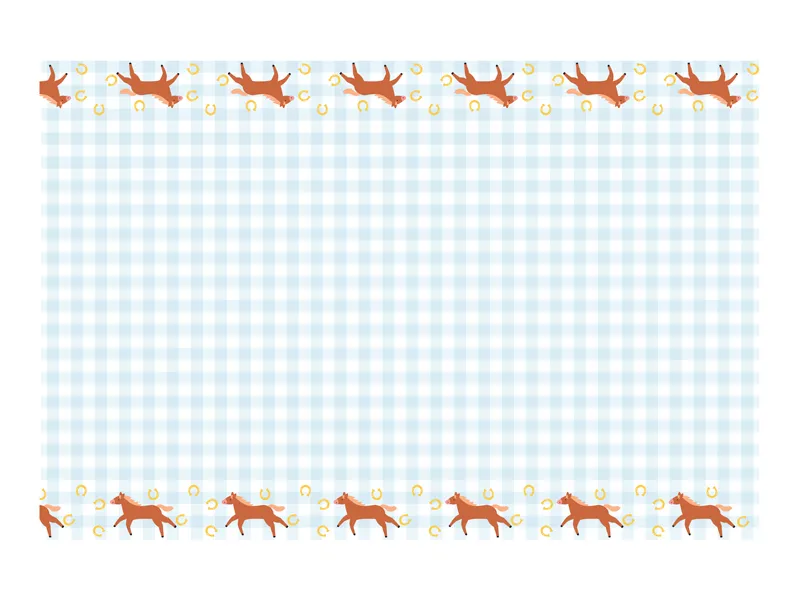 Toalha de mesa 180x120cm Cavalos