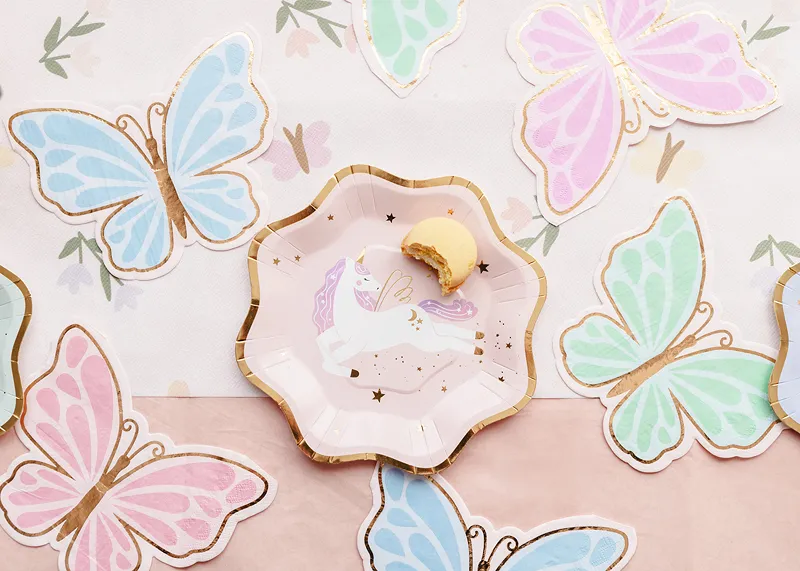 12 Guardanapos Borboletas