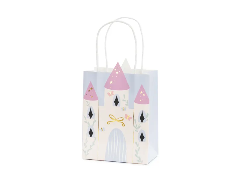 Saco para Presente 14x8x20cm Castelo