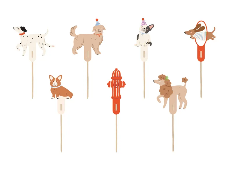 7 Topos de Bolo Cães