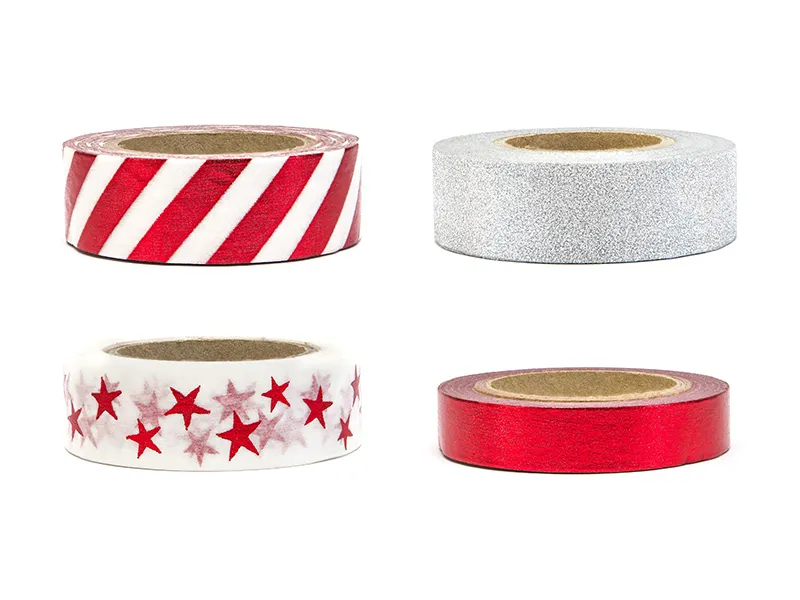 4 Fitas (tape) decoradas Natal