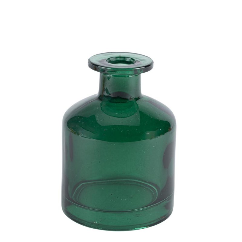 Vaso Alba Inglês Verde Vidro Ø8x11cm - 390ml