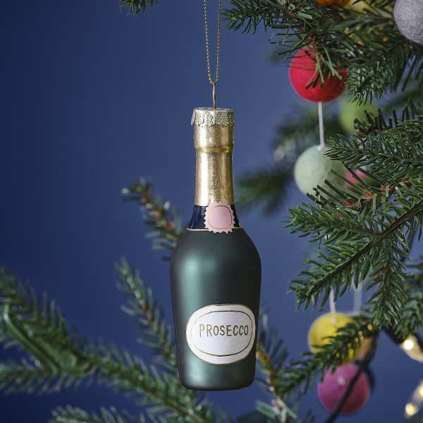 Pendente Decorativo Garrafa Champanhe Natal