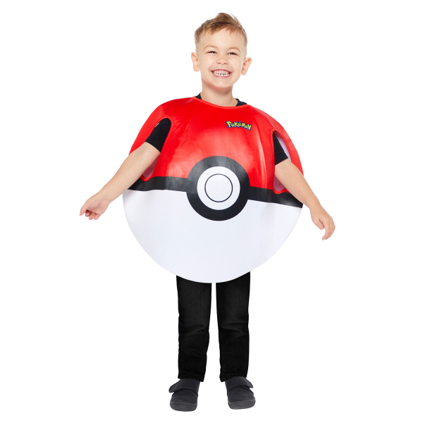 Fato Pokémon - Pokéball - Idade 8-12 Anos