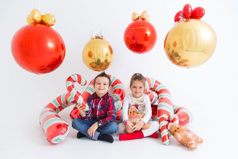 Balão Foil Globe 38cm Dourado