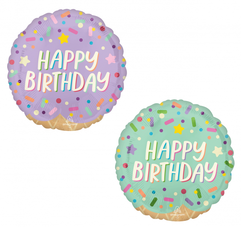 Balão Foil 43cm Ice Cream Party Birthday