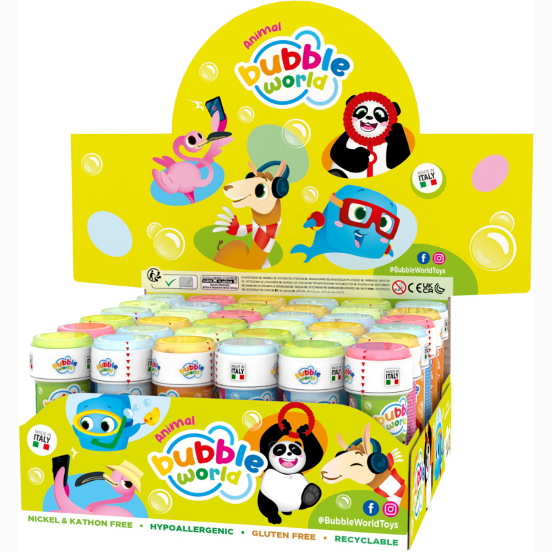 36 Bolas de Sabão 60ml Animais