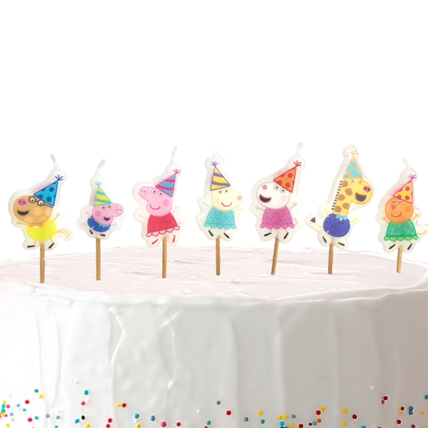 7 Velas de Aniversário Peppa Pig