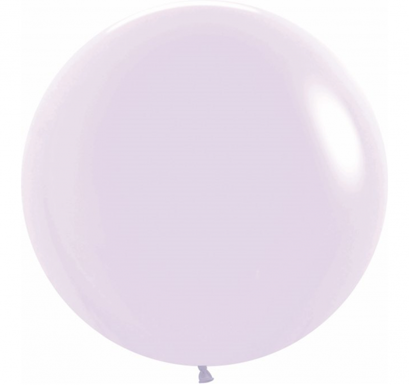 10 Balões latex R24 (60cm) - Pastel Matte Lilac - 650