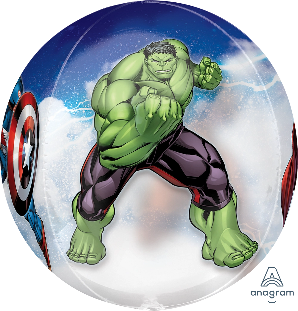 Balão Foil Orbz 38x40cm Avengers