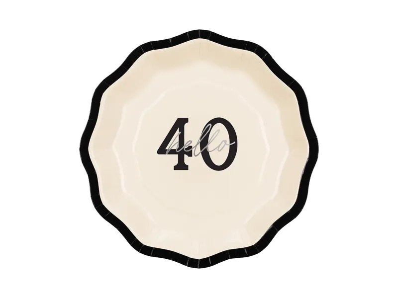 6 Pratos 18cm Hello 40