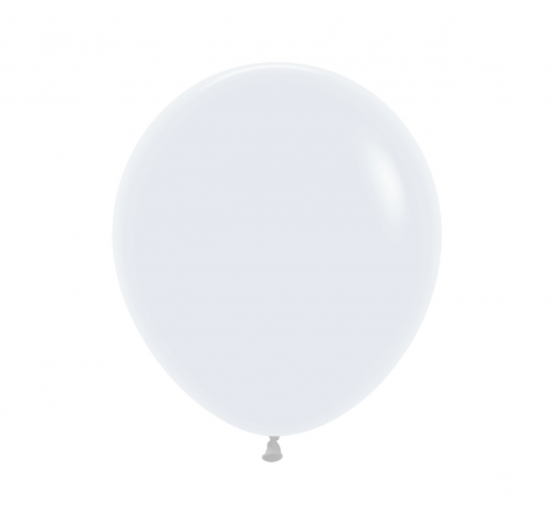 15 Balões latex R18 (45cm) - White Fashion - 005