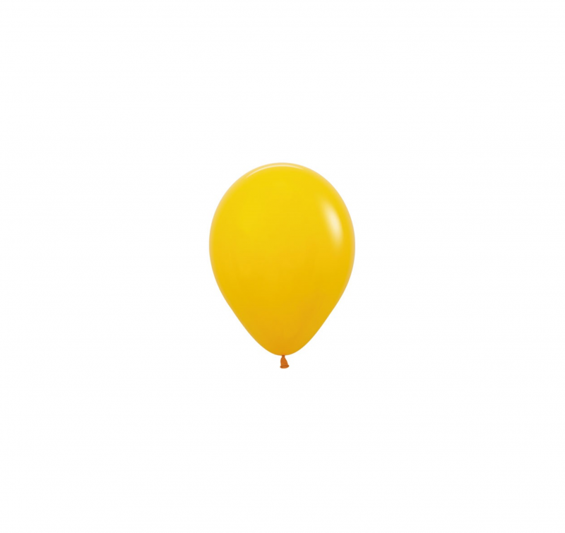 100 Balões latex R5 (12cm) - Honey Yellow - 021
