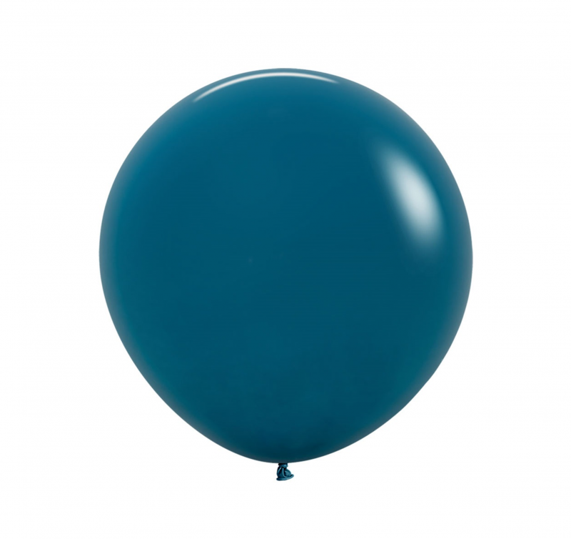 10 Balões latex R24 (60cm) - Deep Teal - 035