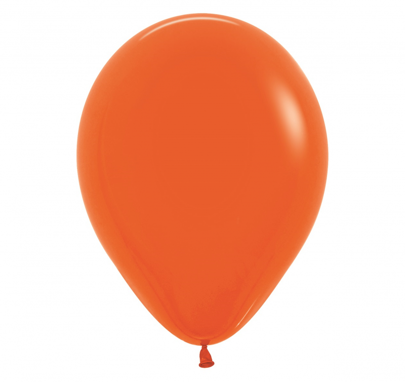 50 Balões latex R12 (30cm) - Orange - 061