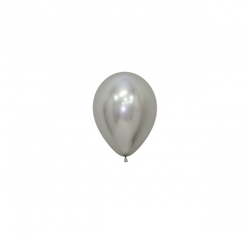 50 Balões latex R5 - Reflex Silver - 981
