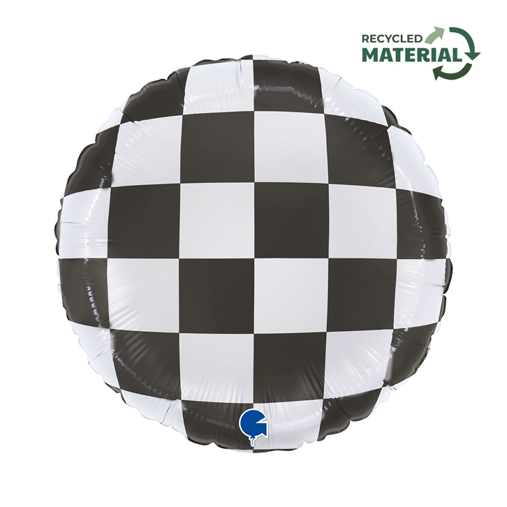 Balão Foil 46cm Xadrez