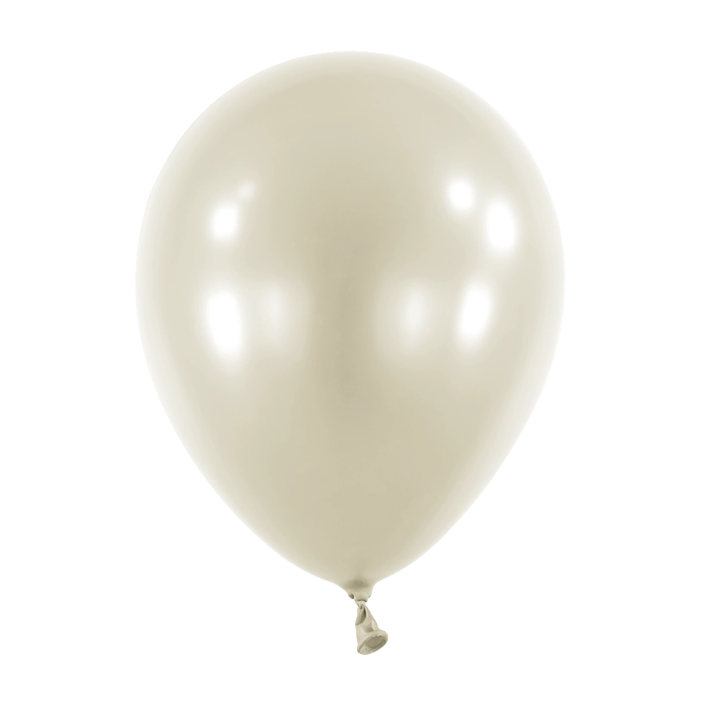 100 Balões latex 5'' (12cm) Metallic Silver