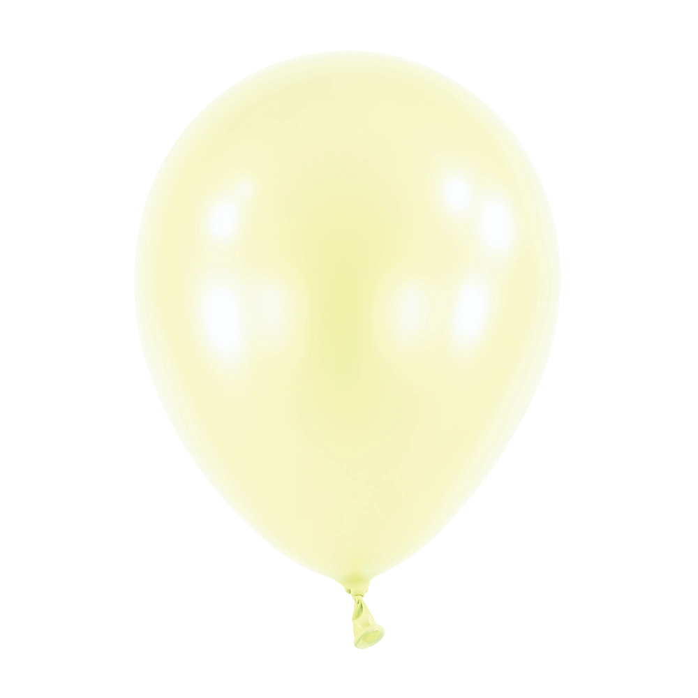 100 Balões latex 5'' (12cm) Pearl Ivory