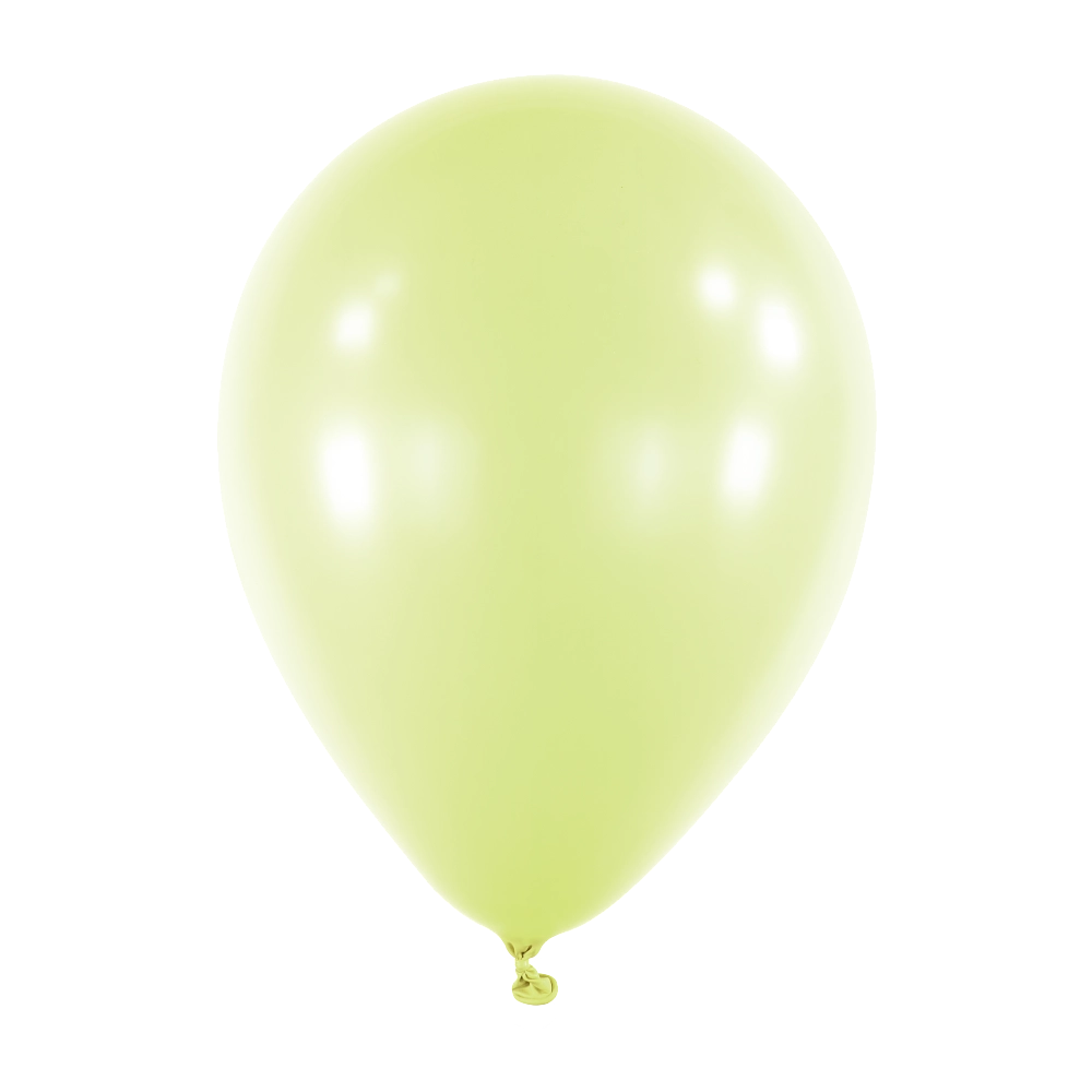 50 Balões latex 11'' (28cm) Macaron Pistachio