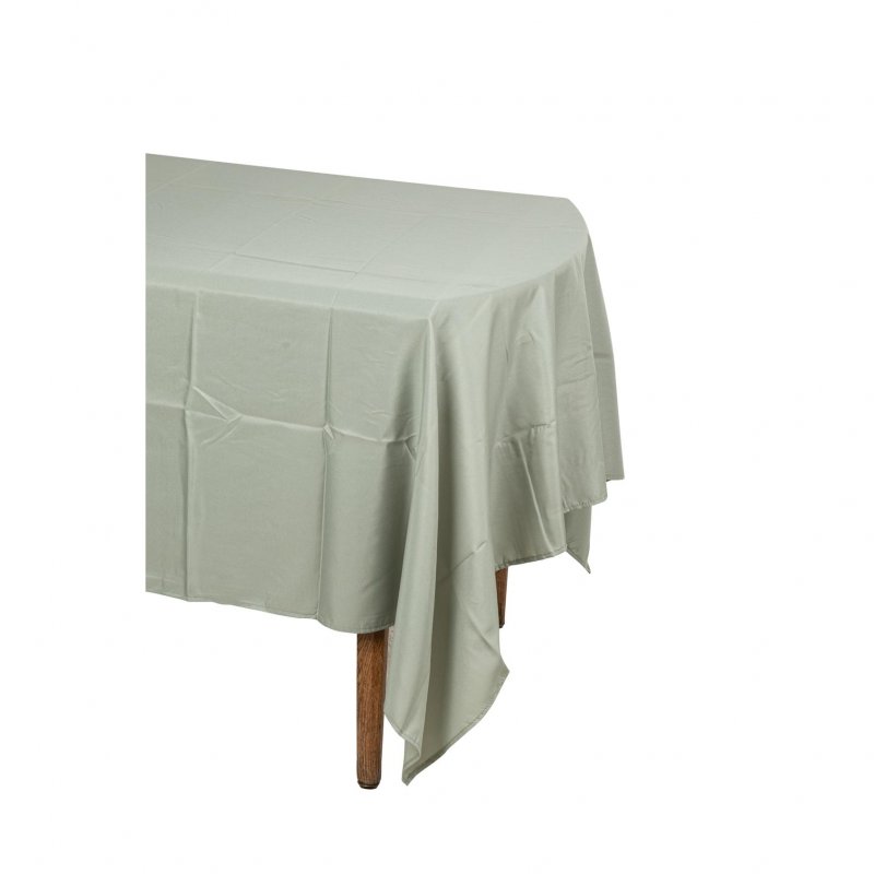 Toalha de Mesa Tecido 1,45x2,40m Verde Sálvia