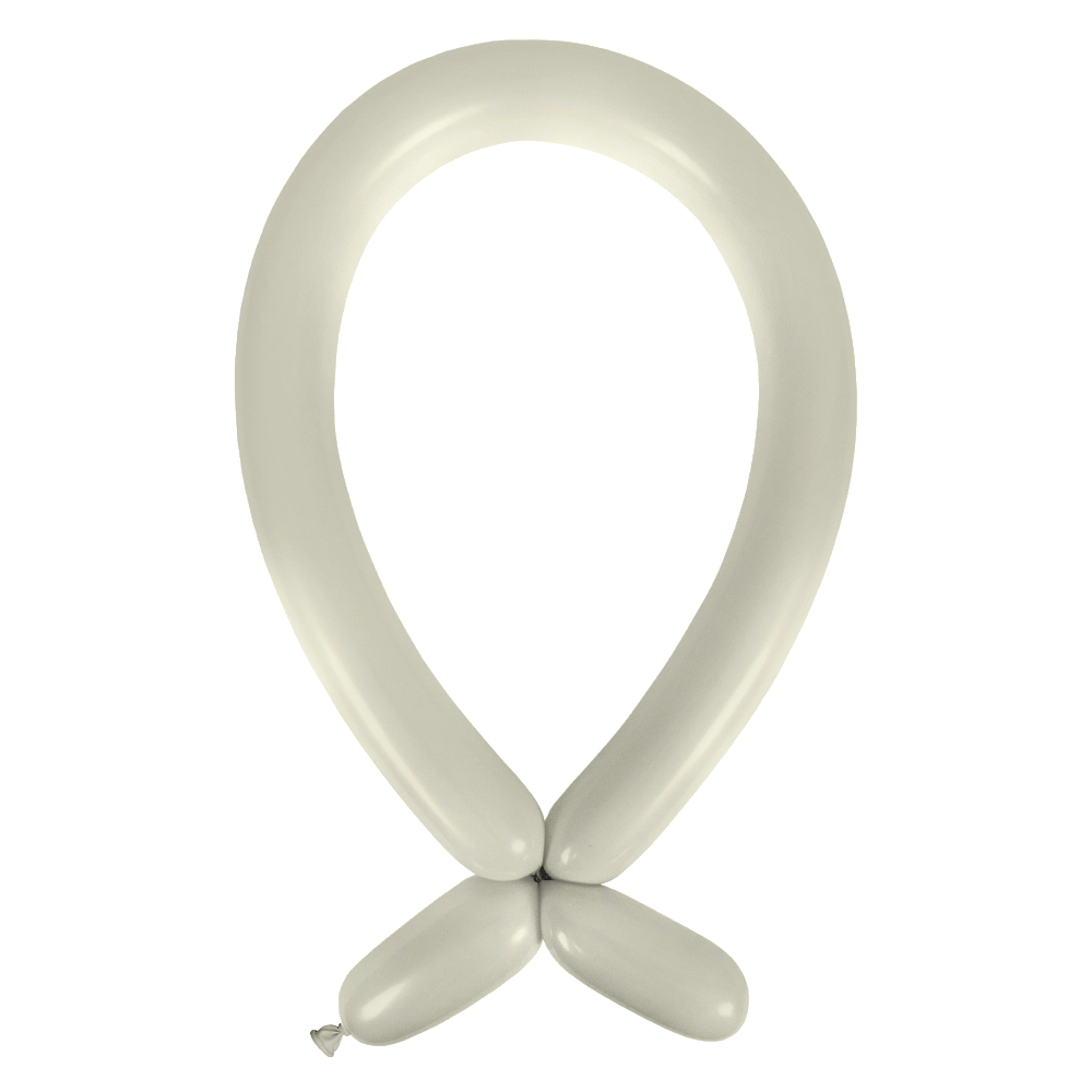 100 Balões latex Modelar 260 Fashion Grey