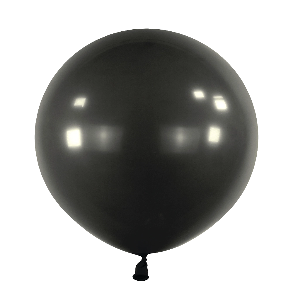 4 Balões latex 24'' (61cm) Fashion Jet Black