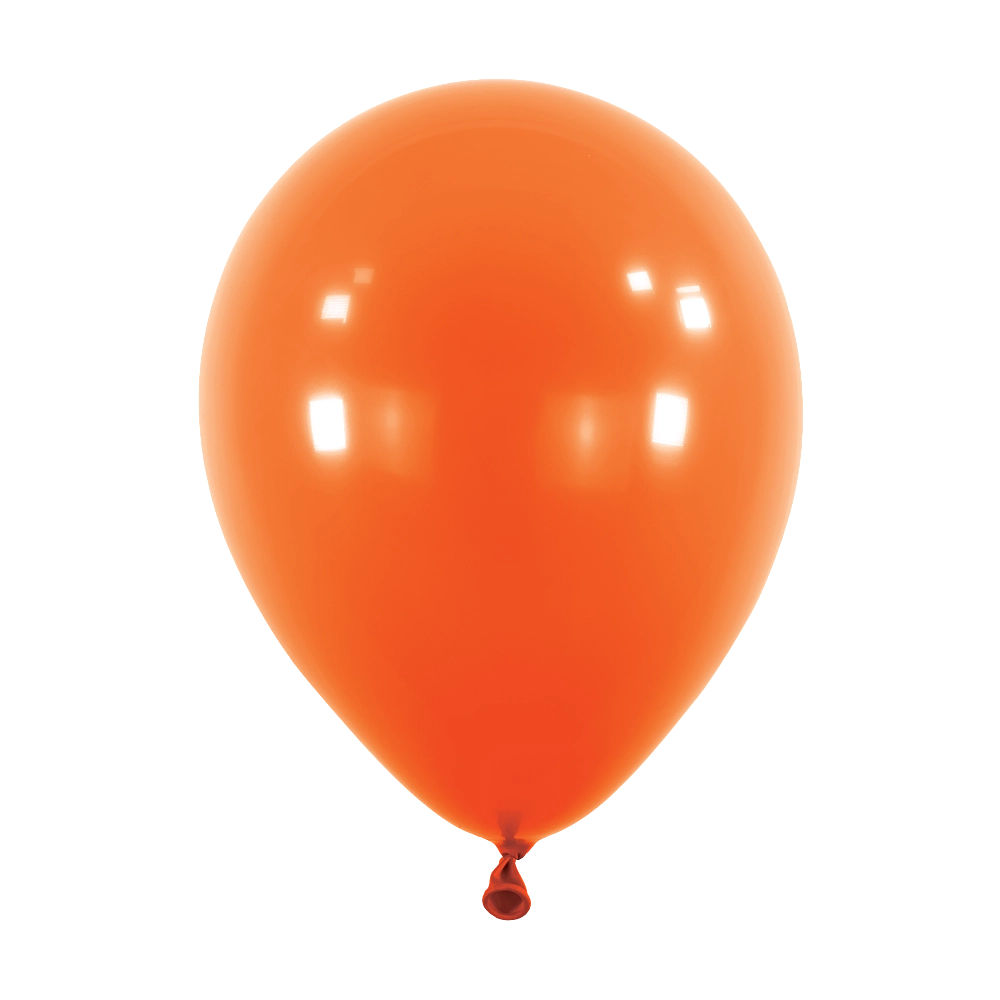 100 Balões latex 5'' (12cm) Fashion Orange Peel