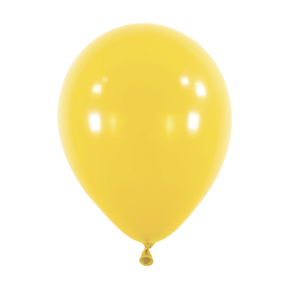 100 Balões latex 5'' (12cm) Fashion Mustard