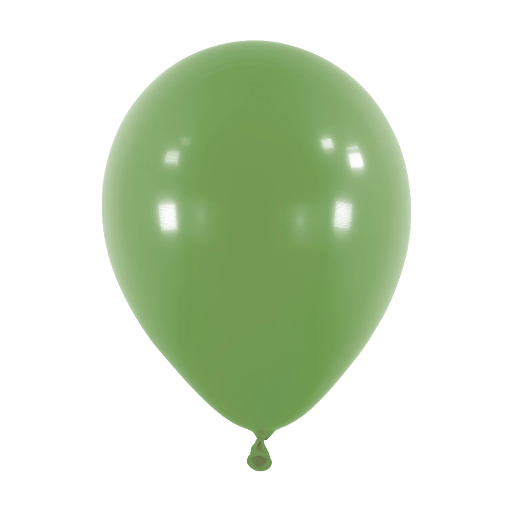 100 Balões latex 5'' (12cm) Fashion Eucalyptus