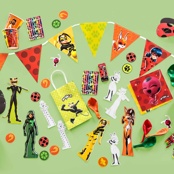 8 Sacos de oferta LadyBug Miraculous 