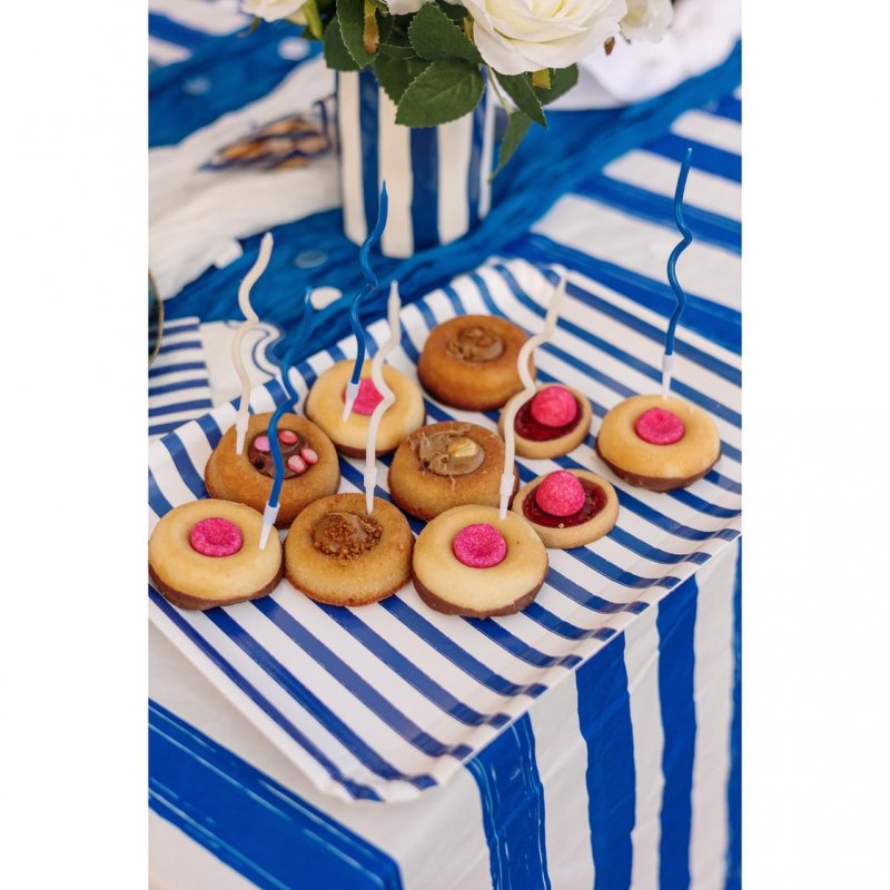 3 Travessas 35x25,5cm Mix&Match - Riscas Azuis