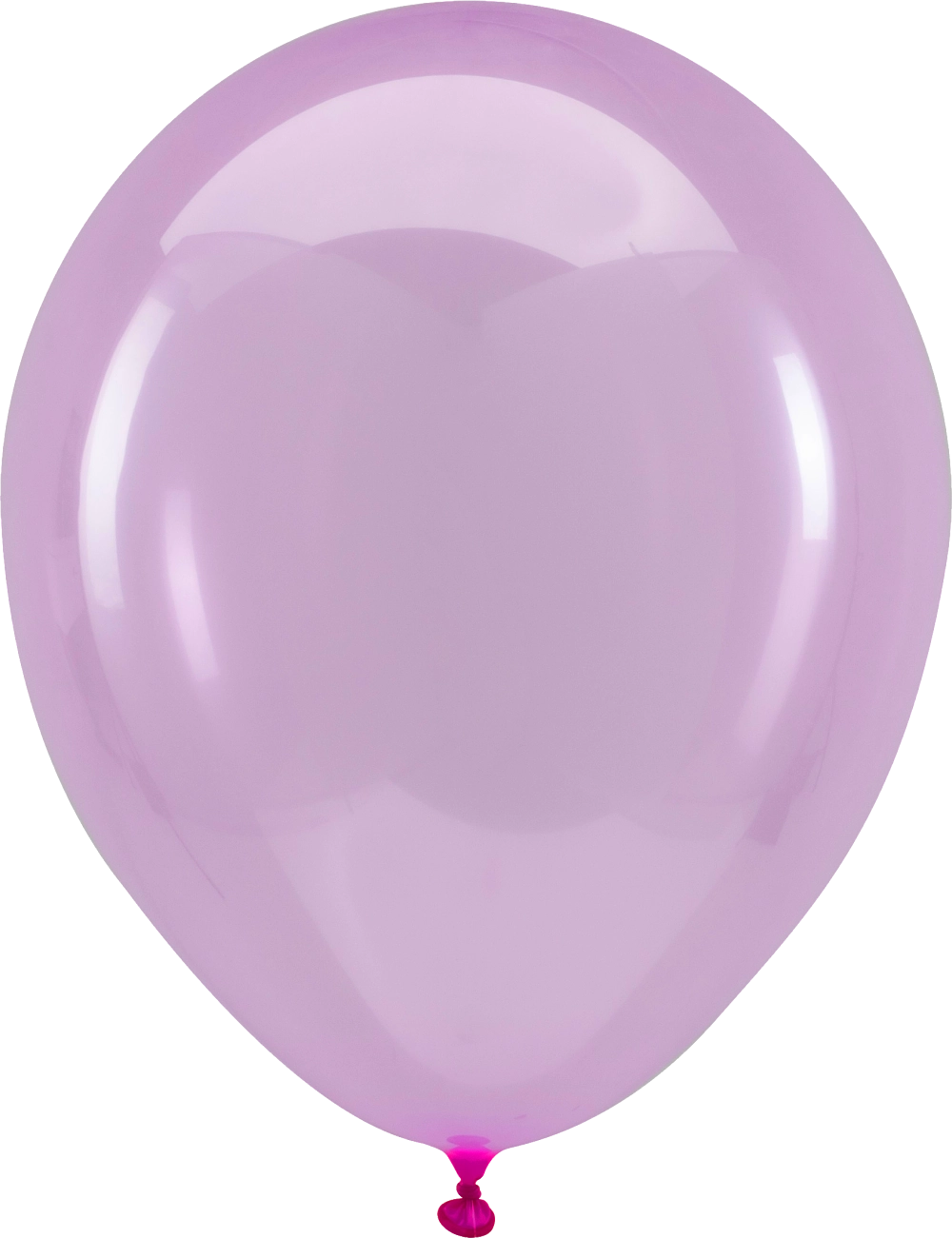 100 Balões latex 5'' (12cm) Crystal Clearz™ Magenta