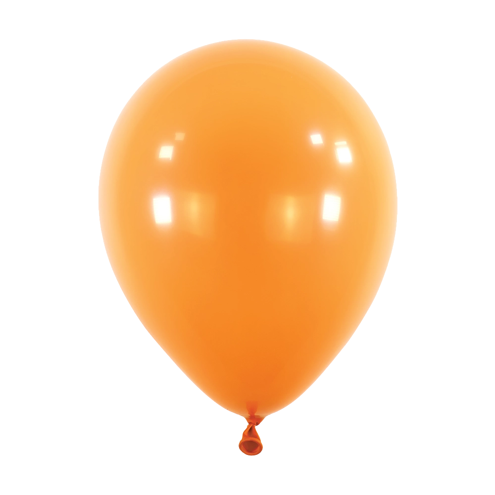 25 Balões latex 18'' (45cm) Standard Tangerine