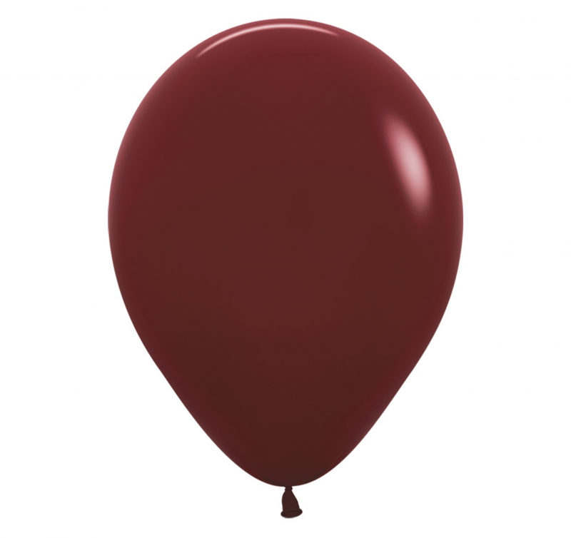 50 Balões latex R12 (30cm) - Merlot - 018