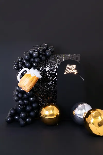 Mirror Ball PVC 90cm Dourado