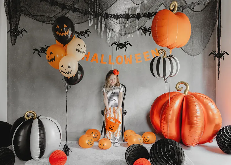 Balão Foil 3D Standing 58cm Abóbora - Halloween
