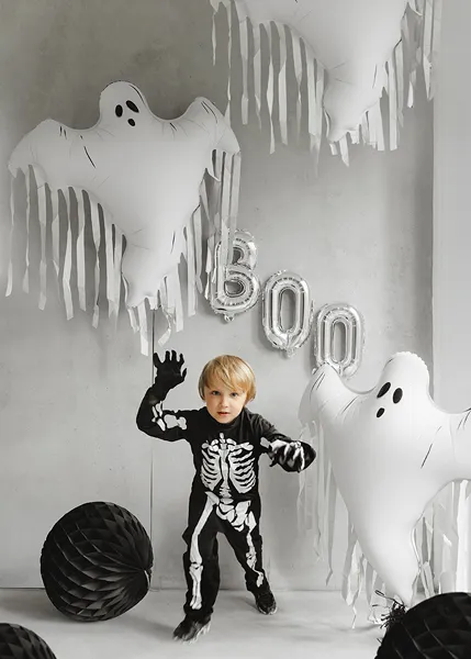 Balão Foil 93x86cm Fantasma com Franjas - Halloween