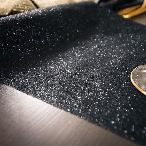 Corredor de mesa 30cmx3m Glitter Preto