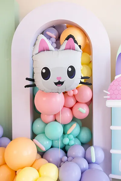 Balão Foil 65x57cm Pandy Paws Gato Gabby's Dollhouse